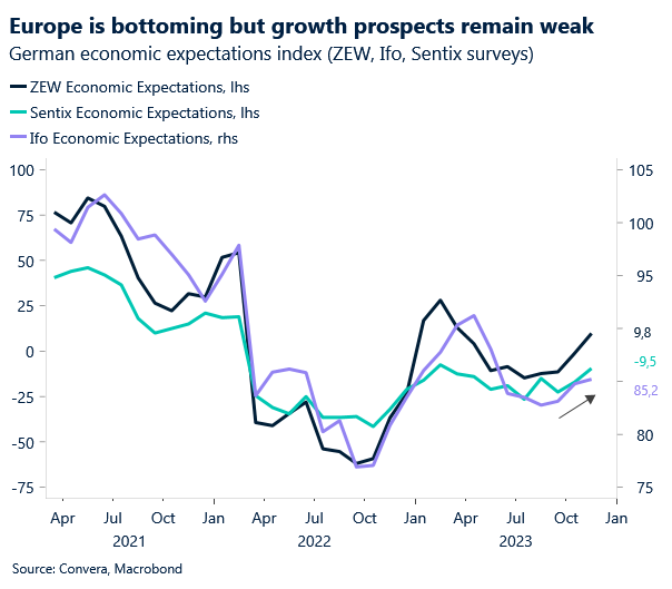 Chart: German sentiment surveys