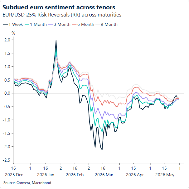 Chart of EUR risk reversals